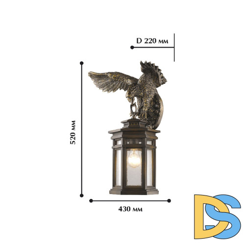 Уличный настенный светильник Favourite Guards 1458-1W