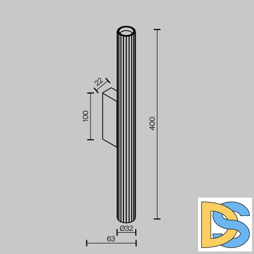 Настенный светильник Maytoni Calipso C082WL-12W2.7K-W