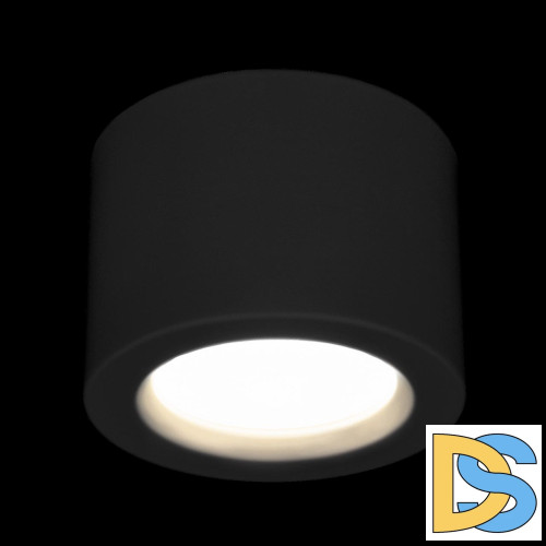 Потолочный светодиодный светильник Elektrostandard DLR026 6W 4200K черный матовый 4690389120688