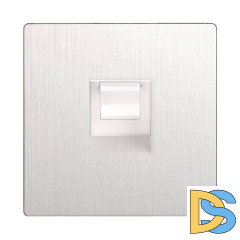 Телефонная розетка Werkel RJ-11 перламутровый рифленый W1182013 4690389172731