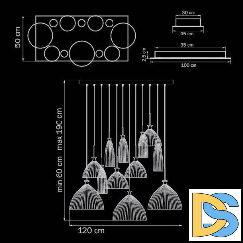 Подвесная люстра Lightstar Simple Light 810 810223