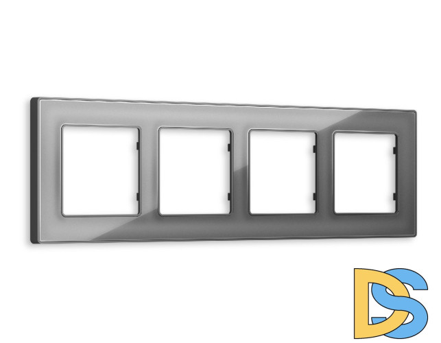 Рамка четырехместная Ambrella Volt Arctic AF580654