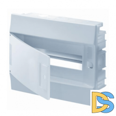 Бокс в нишу ABB Mistral41 12М белая дверь с клеммным блоком