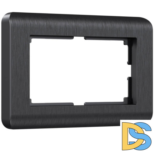 Рамка для двойной розетки Werkel Stream графит W0082104 4690389162541
