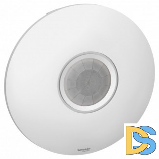 Датчик движения 2300Вт без ручн.упр. 3-х проводная схема, реле, Белый, серия Atlas Design, Schneider Electric