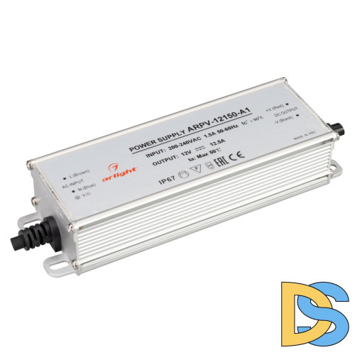 Блок питания Arlight ARPV-12150-A1 (12V, 12.5A, 150W) 034206