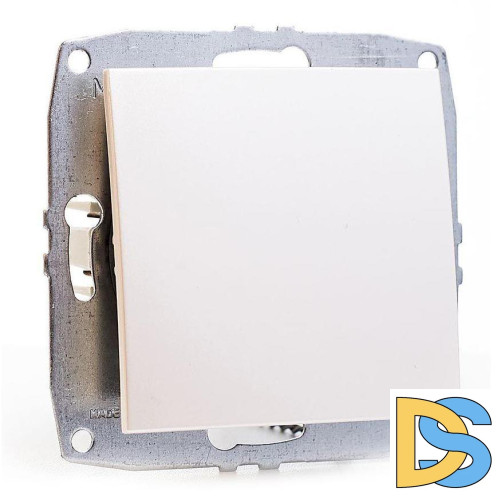 Выключатель одноклавишный Mono Electric Despina-Larissa 10А 250В жемчуг 500-002525-100