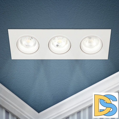 Встраиваемый светильник Эра KL92-3 WH Б0054376