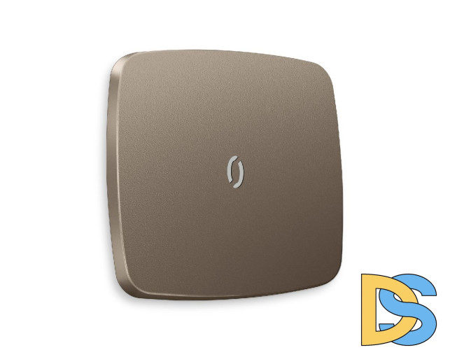 Лицевая панель для выключателя одноклавишного с подсветкой Ambrella Volt Omega OP6320