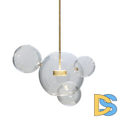 Подвесной светильник Delight Collection Bubbles KG0943P-1 gold