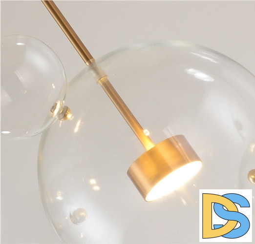 Подвесной светильник Delight Collection Bubbles KG0943P-1 gold