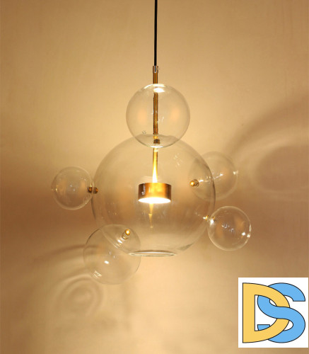 Подвесной светильник Delight Collection Bubbles KG0943P-1 gold