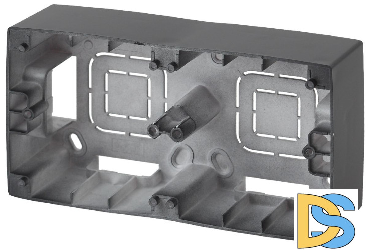 Коробка для накладного монтажа на 2 поста Эра 12-6102-05 Б0043174