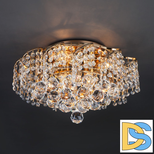 Потолочная люстра Eurosvet 16017/6 золото Strotskis