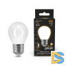 Лампа светодиодная филаментная Gauss E27 5W 2700К матовая 105202105
