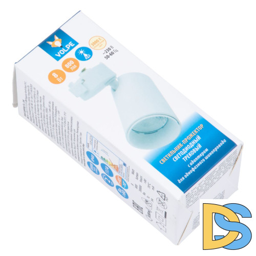 Трековый однофазный светильник Volpe ULB-Q276 8W/3000К WHITE UL-00011817