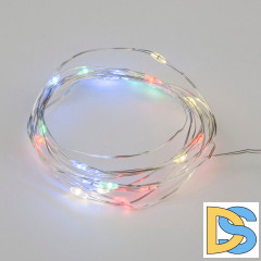 Светодиодная гирлянда Uniel Роса (UL-00007205) разноцветный ULD-S0200-020/SСB/2AA Multi IP20 Dew