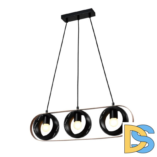 Подвесной светильник IMEX Rolf MD.21744-3-P-BK+CP