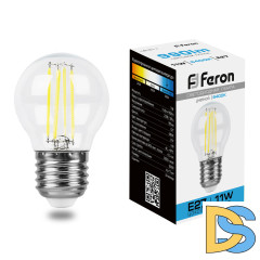 Лампа светодиодная Feron LB-511 Шарик E27 11W 6400K 38226