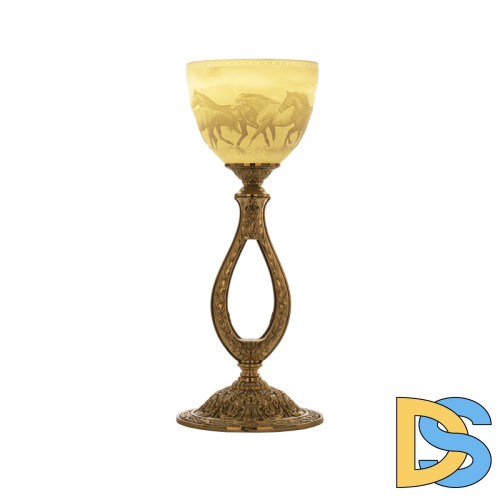 Настольная лампа Bohemia Ivele Crystal Florence 71300L/15 FP P1 Horse