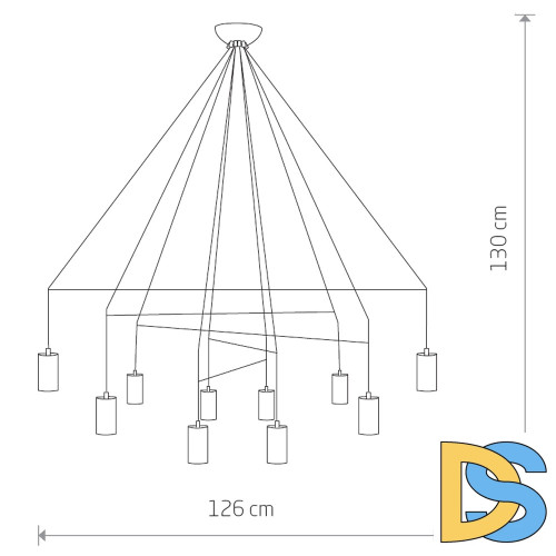 Подвесная люстра Nowodvorski Imbria 7954