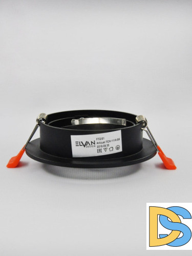 Встраиваемый светильник Elvan VLS-111R-BK