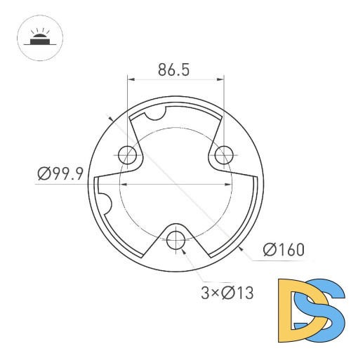 Ландшафтный светильник Arlight LGD-CASTELLO-BOLL-H1000-20W Warm3500-MIX 047685