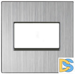 W1191102/ Накладка для двойной розетки Еthernet RJ-45 (глянцевый никель)