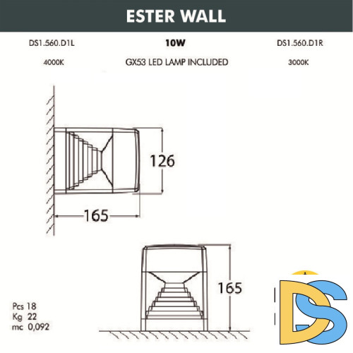 Уличный настенный светильник Fumagalli DS1.560.000.AXD1L