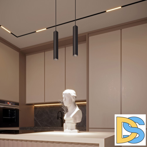 Трековый светильник Arlight MAG-ORIENT-FLAT-L465-16W Day4000-MIX (BK, 80 deg, 48V) 036741