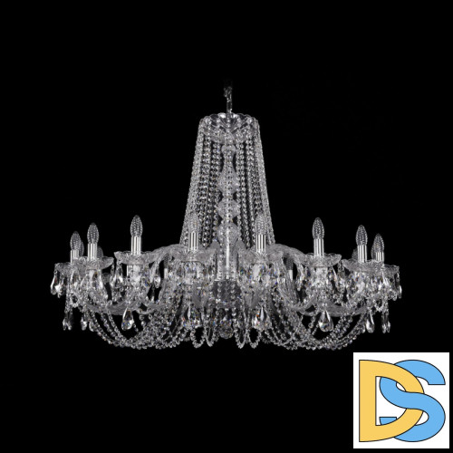 Подвесная люстра Bohemia Ivele Crystal 1402/18/400 Ni