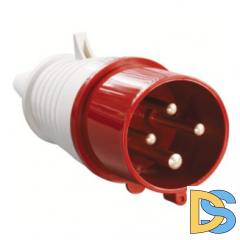 Вилка силовая 3Р+РЕ 32A 380В IP44