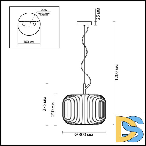 Подвесной светильник Odeon Light 4754/1