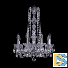 Подвесная люстра Bohemia Ivele Crystal 1402/8/141/h-57 Ni