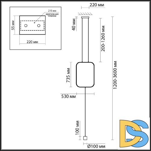 Торшер Odeon Light Teo 7022/27FLA