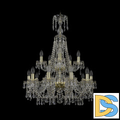 Подвесная люстра Bohemia Ivele Crystal 1403/10+5/240/XL-92/2d G