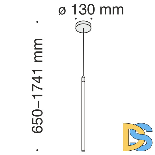 Подвесной светодиодный светильник Maytoni Ray P021PL-L10W