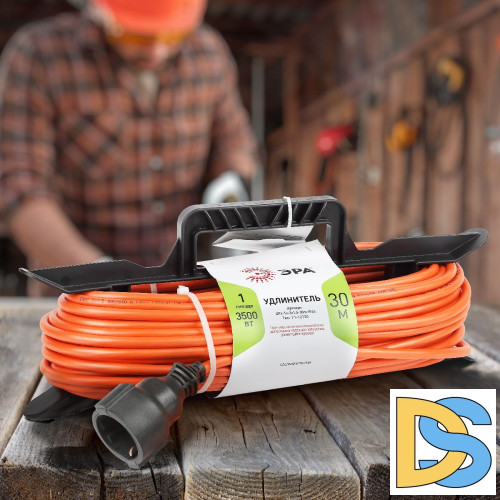 Удлинитель силовой Эра UFx-1e-3x1.5-30m Б0046830
