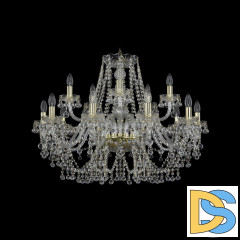 Подвесная люстра Bohemia Ivele Crystal 1409/10+5/300 G