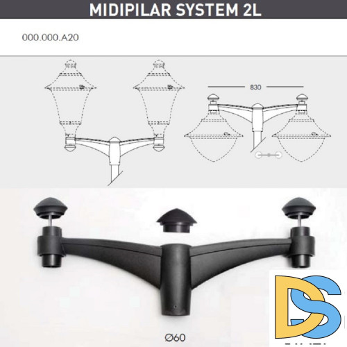 Садовый светильник Fumagalli V50.372.A20.LXH27