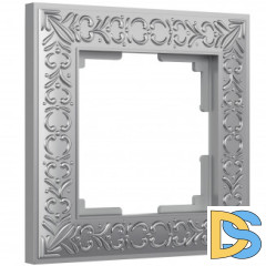 Рамка на 1 пост (матовый хром) WL07-Frame-01