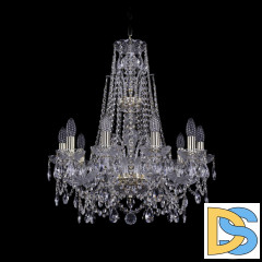 Подвесная люстра Bohemia Ivele Crystal 1411/10/195/XL-65 G