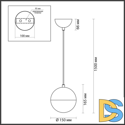 Подвесной светильник Odeon Light Pinga 4958/1