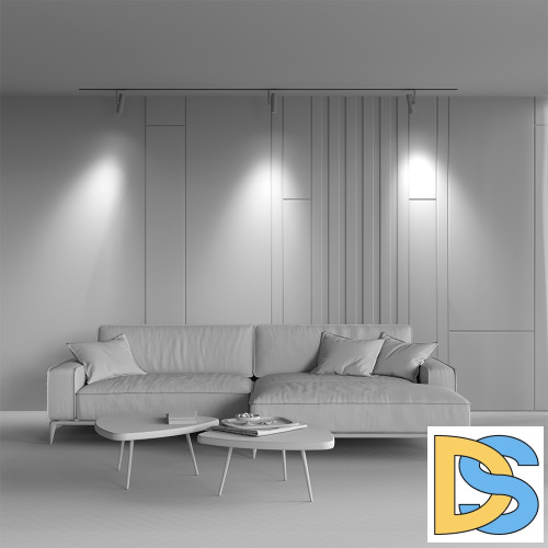 Трековый магнитный светильник Maytoni Elti TR005-4-12W-DS-BW