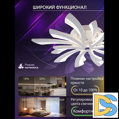Потолочная люстра Natali Kovaltseva Vio LED LAMPS 81454