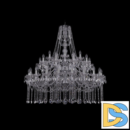 Подвесная люстра Bohemia Ivele Crystal 1413/20+10+5/400/2d Ni