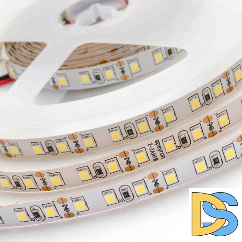 Светодиодная лента Apeyron 12В СТ 9,6Вт/м smd3528, 120д/м IP20 600Лм/м 5м 3000К 32BL