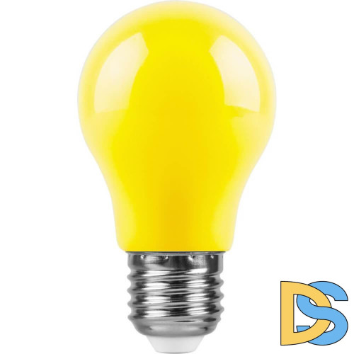 Лампа светодиодная Feron E27 3W желтый Шар Матовая LB-375 25921