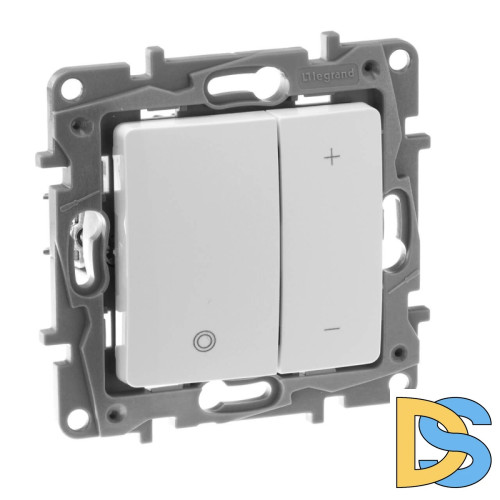 Диммер кнопочный Legrand Etika без нейтрали 400W белый 672218