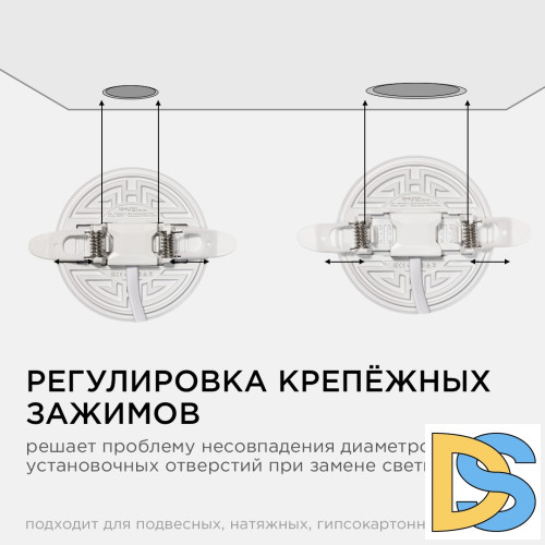 Встраиваемая светодиодная панель безрамочная Apeyron FLP 06-101